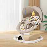 Leagăn Electric pentru Bebe cu Baldachin & Muzică – Relaxare și Răsfăț Complet - bebiti.ro