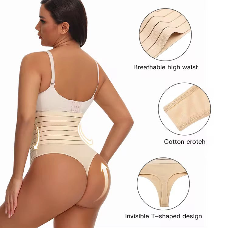 Chilot modelator cu talie înaltă – efect de subțiere și susținere abdominală - bebiti.ro