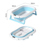 Cadă pliabilă pentru bebeluși cu suport ergonomic și perniță moale - bebiti.ro