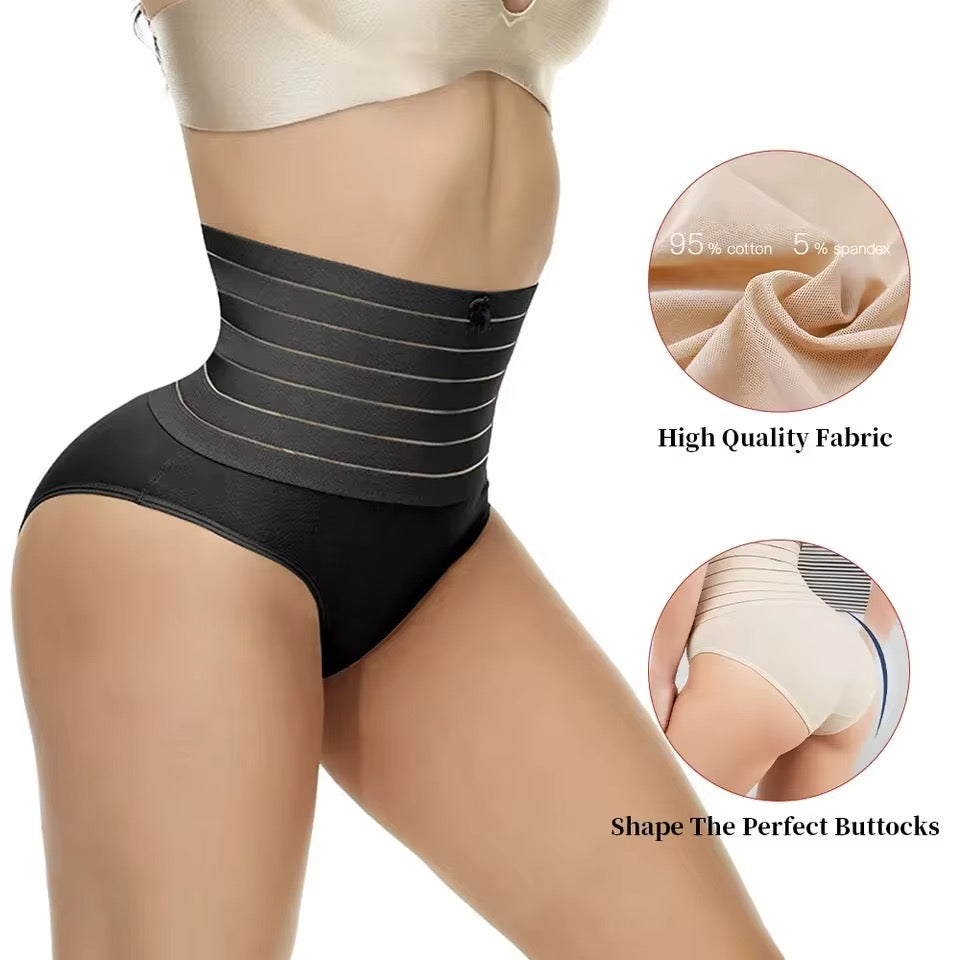 Chilot modelator premium cu talie foarte înaltă – efect push-up și compresie abdomen - bebiti.ro