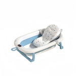 Cadă pliabilă pentru bebeluși cu suport ergonomic și perniță moale - bebiti.ro