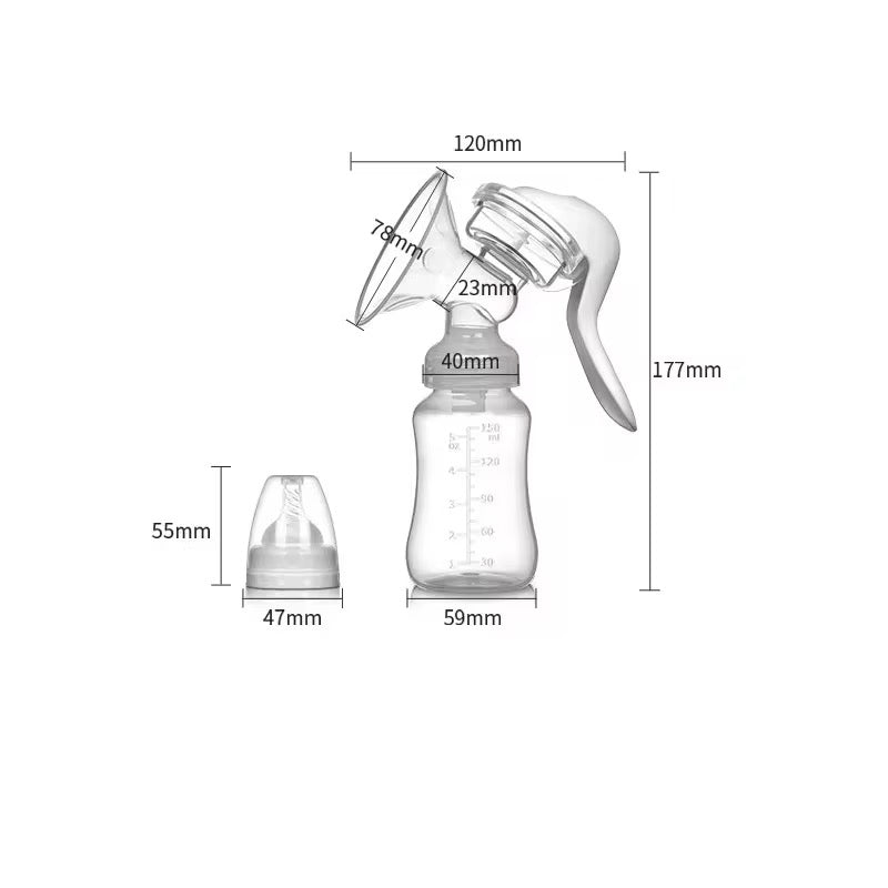 Pompa de Sân Manuală cu Masaj – Experiență Naturală pentru Mămici Fericite - bebiti.ro