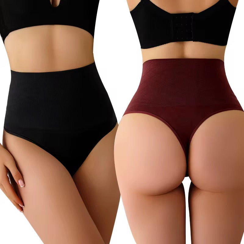 Chiloți modelatori cu talie înaltă – efect push-up și control abdomen, fără cusături - bebiti.ro